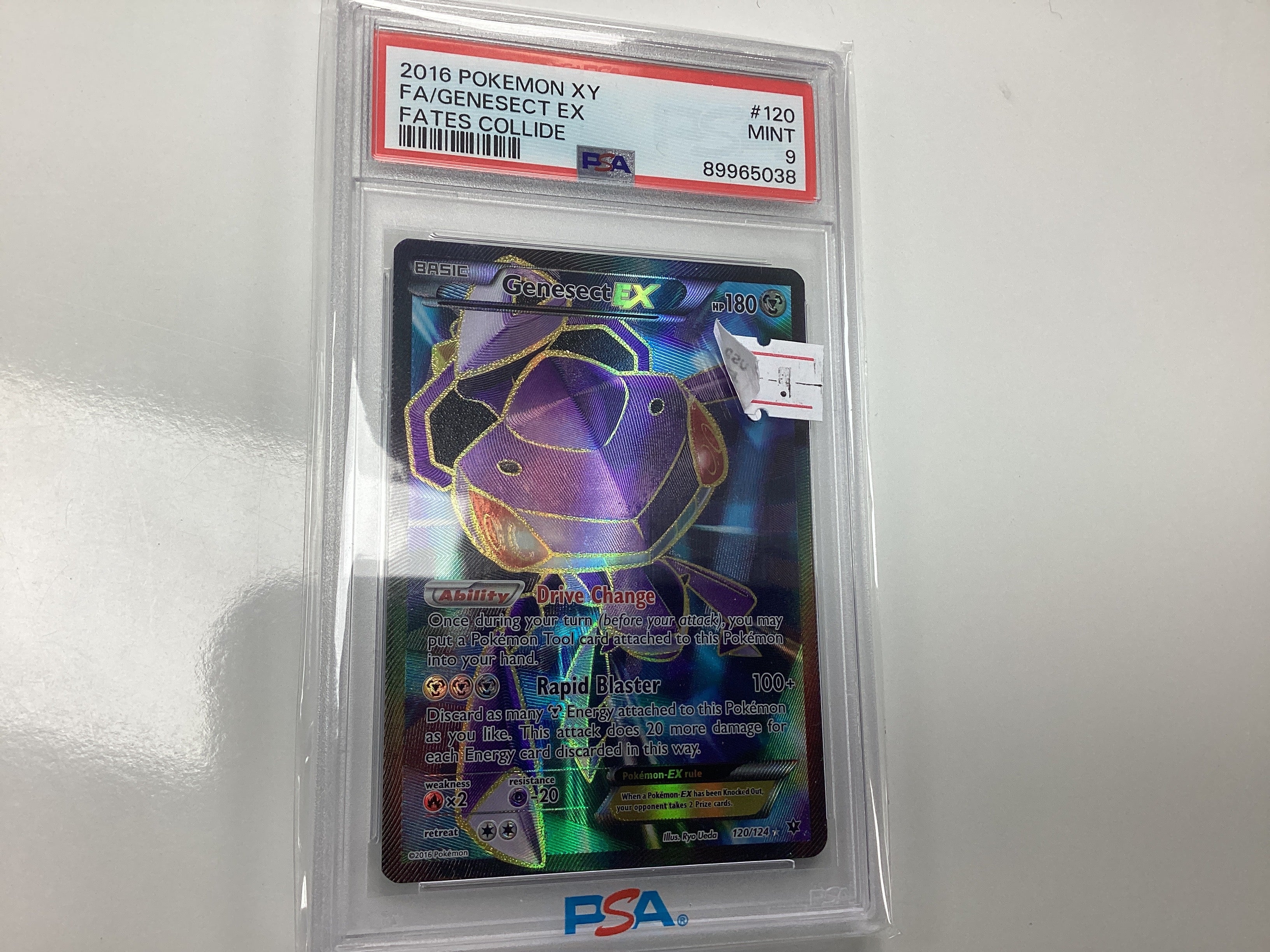 Genesect EX Fates Collide Grade 9