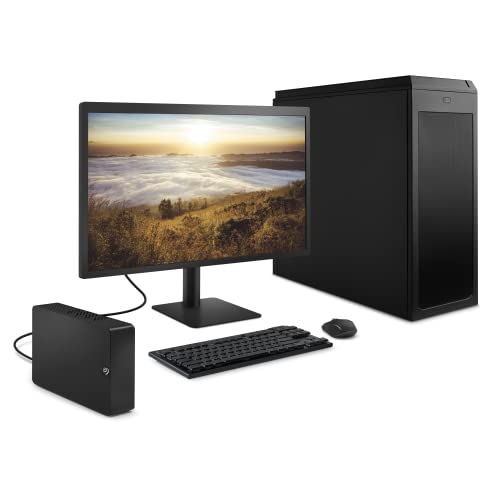 Seagate Expansion 28TB External Hard Drive HDD - USB 3.0, with Rescue Data Recovery Services (STKP28000400)
