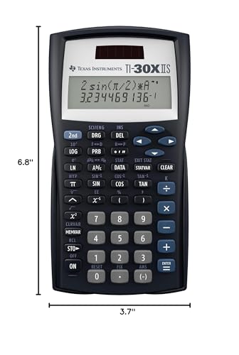 Texas Instruments TI-30XIIS Scientific Calculator - Bulk Packaging