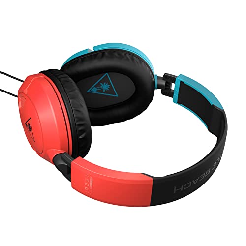 Turtle Beach Recon 50 Xbox Gaming Headset - Xbox Series X, Xbox Series S, Xbox One, PS5, PS4, PlayStation, Mobile & PC with 3.5mm - Removable Mic, 40mm Speaker, Red and Blue