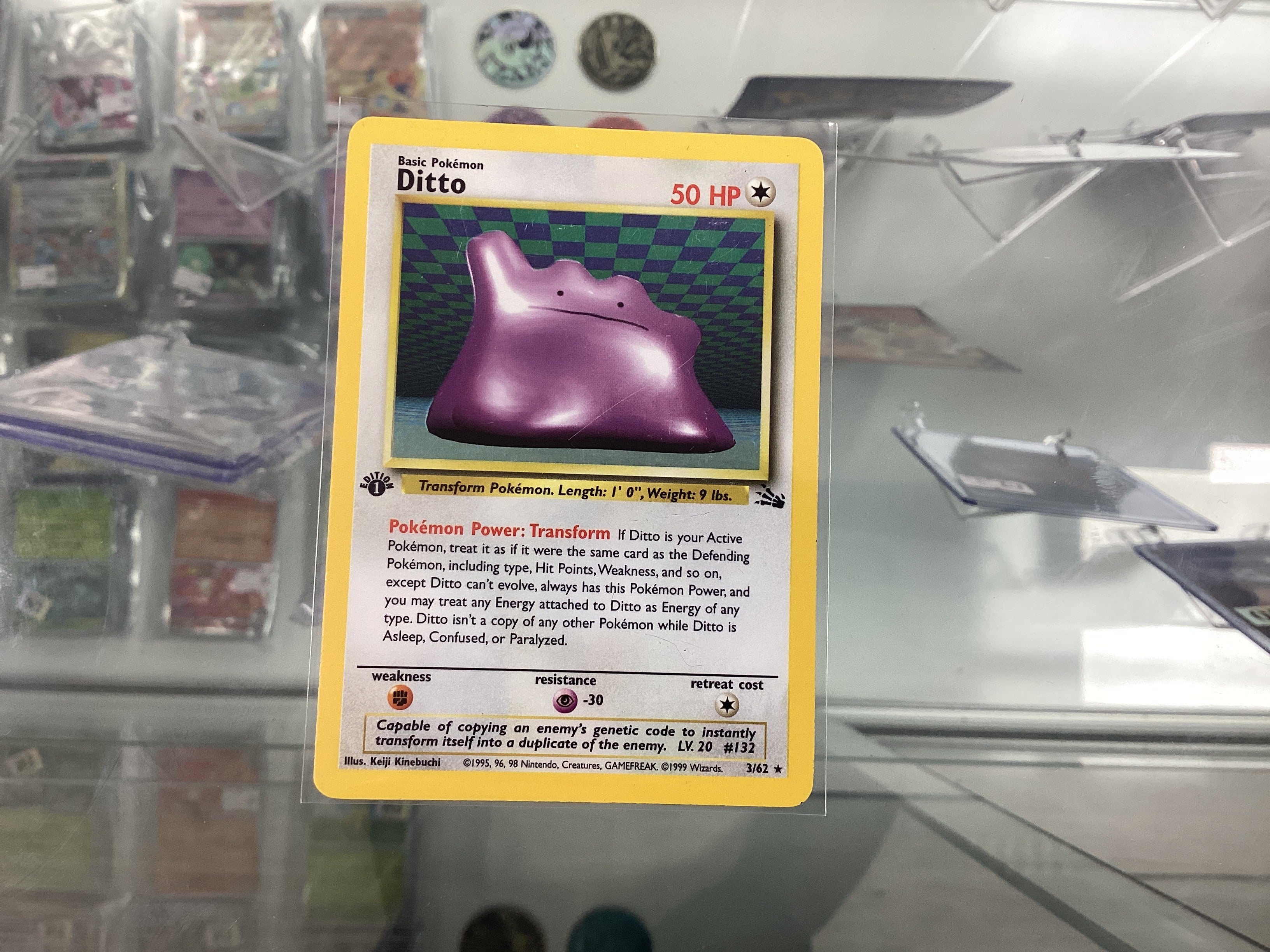 Ditto 3/62 holo first edition