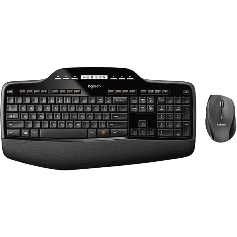 Logitech 920002416 MK710 Wireless Desktop Set, Keyboard/Mouse, USB, Black (LOG920002416)