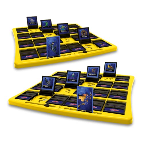 Winning Moves DC Comics Batman Guess Who? Board Game, Play with Your Favourite Gotham City Characters Age 6+ Including Batgirl, Robin, Joker and Harley Quinn, 2 Player Game for Ages 4 Plus
