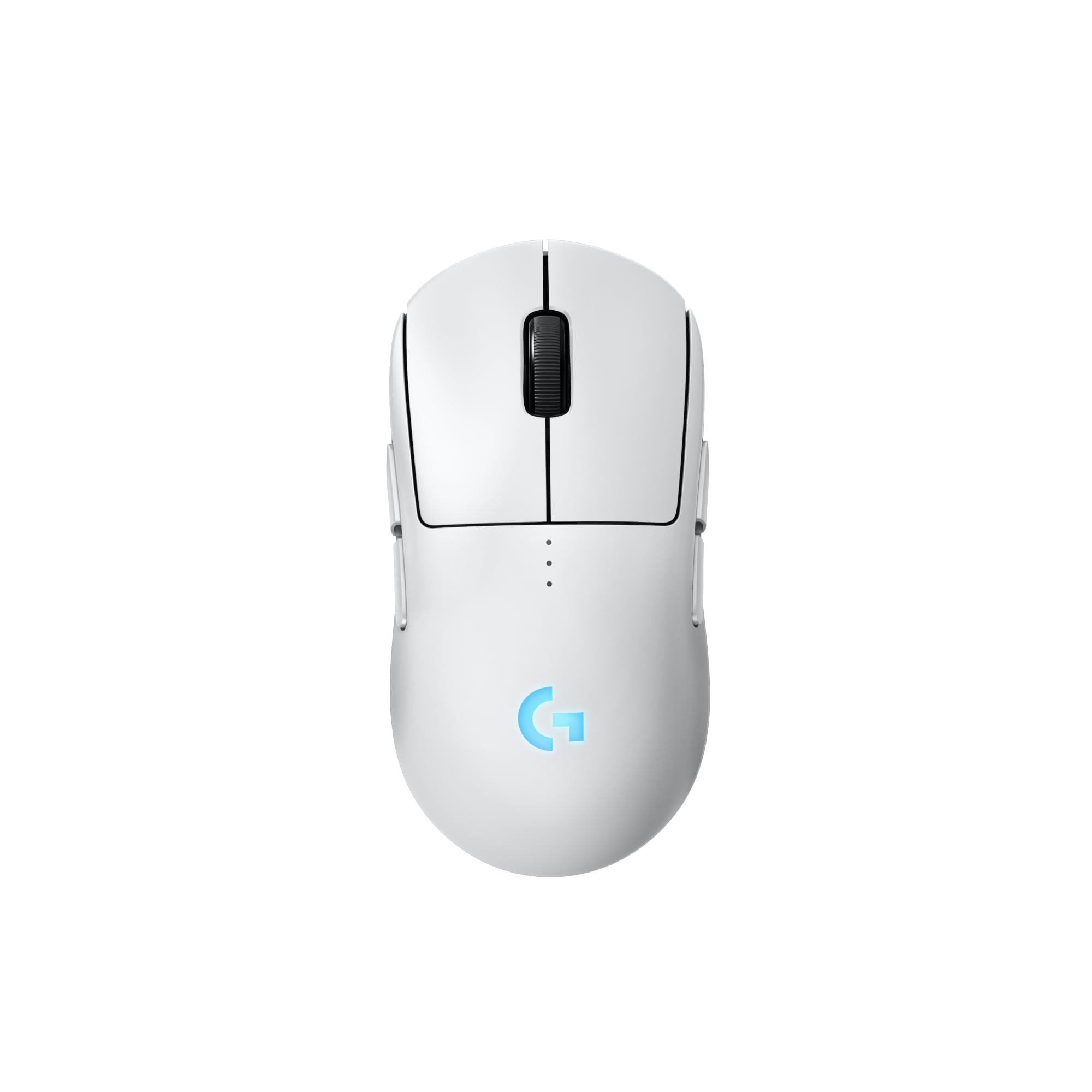 Logitech G PRO 2 Lightspeed Wireless Gaming Mouse, Right- or Left-Handed Mouse with up to 4 Customizable and Switchable Magnetic Side Buttons, 44K DPI Sensor, USB-C Charging, for PC/Mac - White