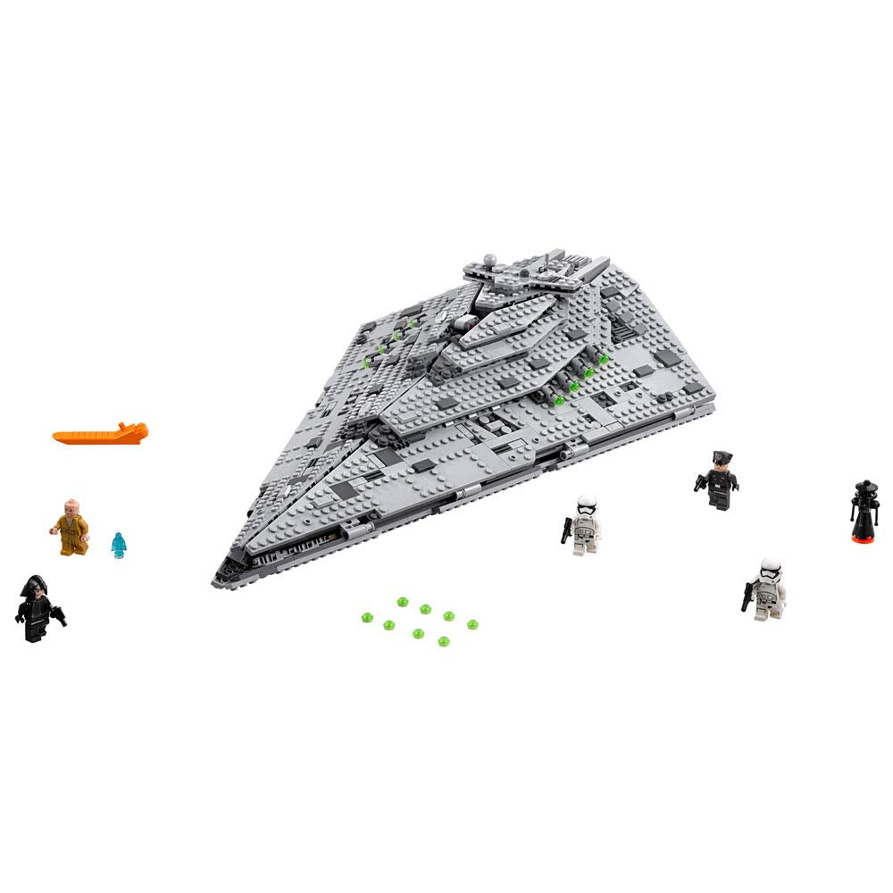 LEGO Star Wars Episode VIII First Order Star Destroyer 75190 Building Kit (1416 Piece)