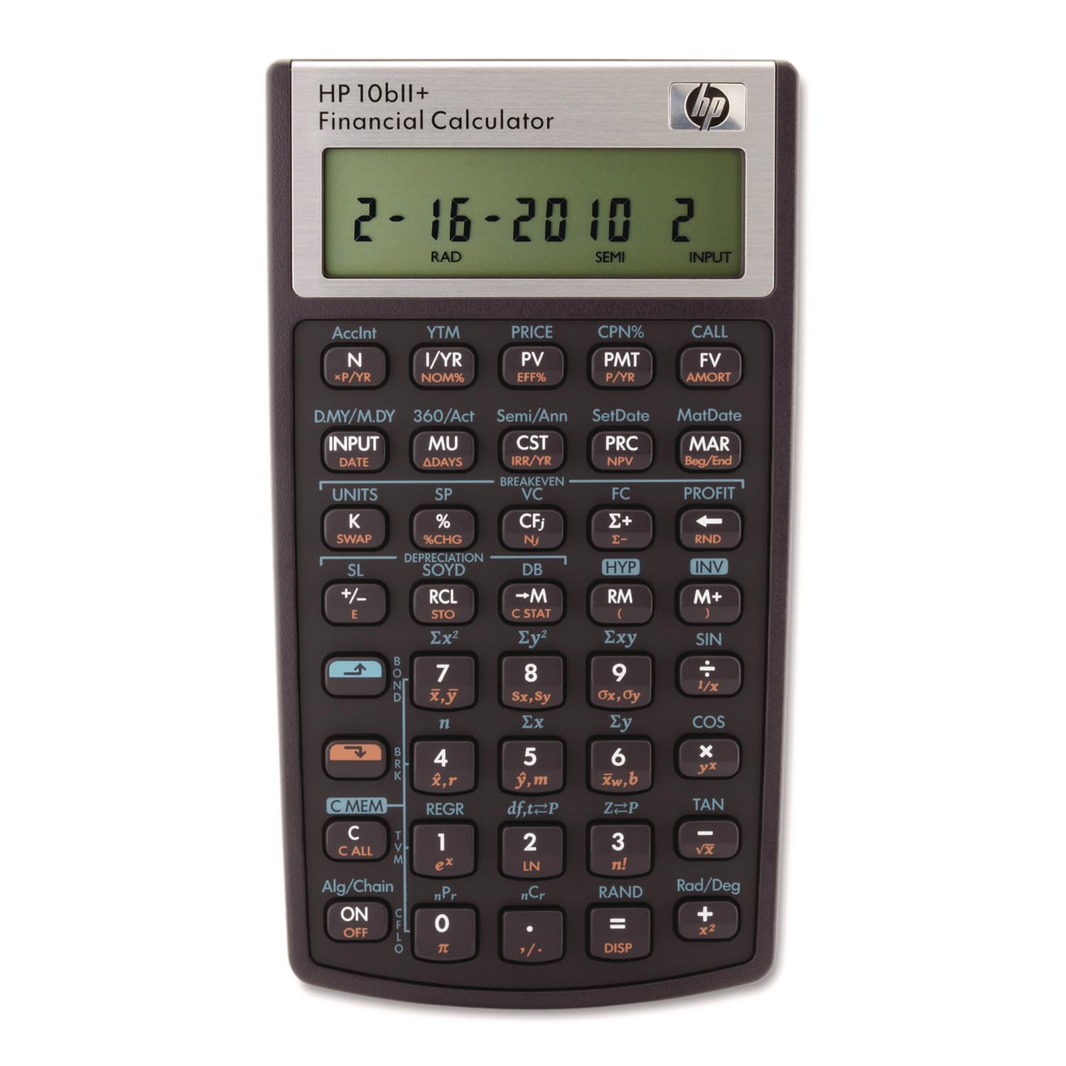 HP 2716570 10bII+ Financial Calculator, 12-Digit LCD