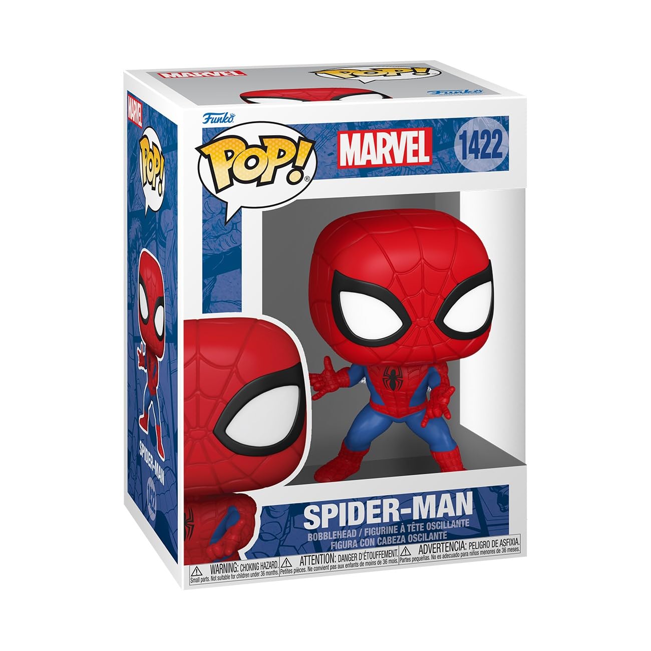 Funko Pop Marvel - Spider-Man - Marvel Comics - Collectable Vinyl Figure - Gift Idea - Official Merchandise - Toys for Kids & Adults - Superheroes Fans - Model Figure for Collectors and Display
