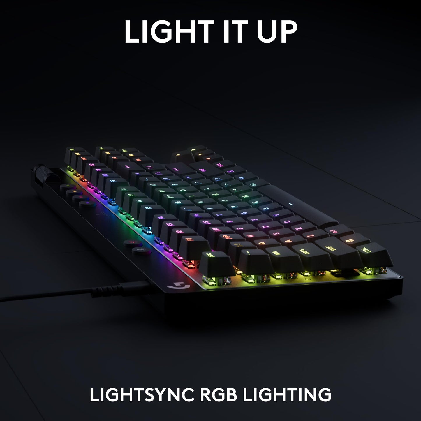 Logitech G PRO X TKL Rapid Tenkeyless Wired Gaming Keyboard with Magnetic Analog Switches, RGB - Black, PC Gaming Keyboards, Pro