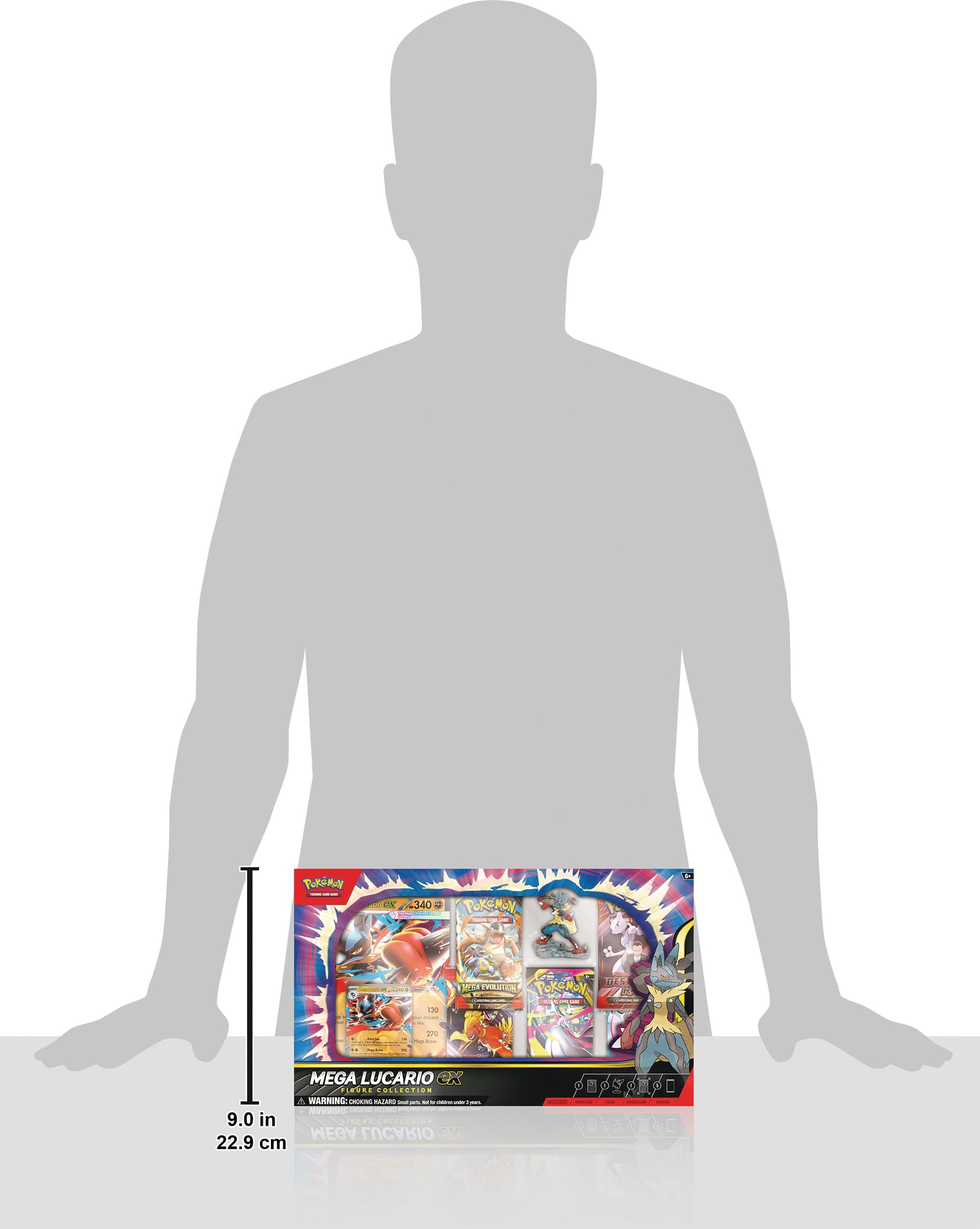 Pokémon TCG: Mega Lucario ex Figure Collection