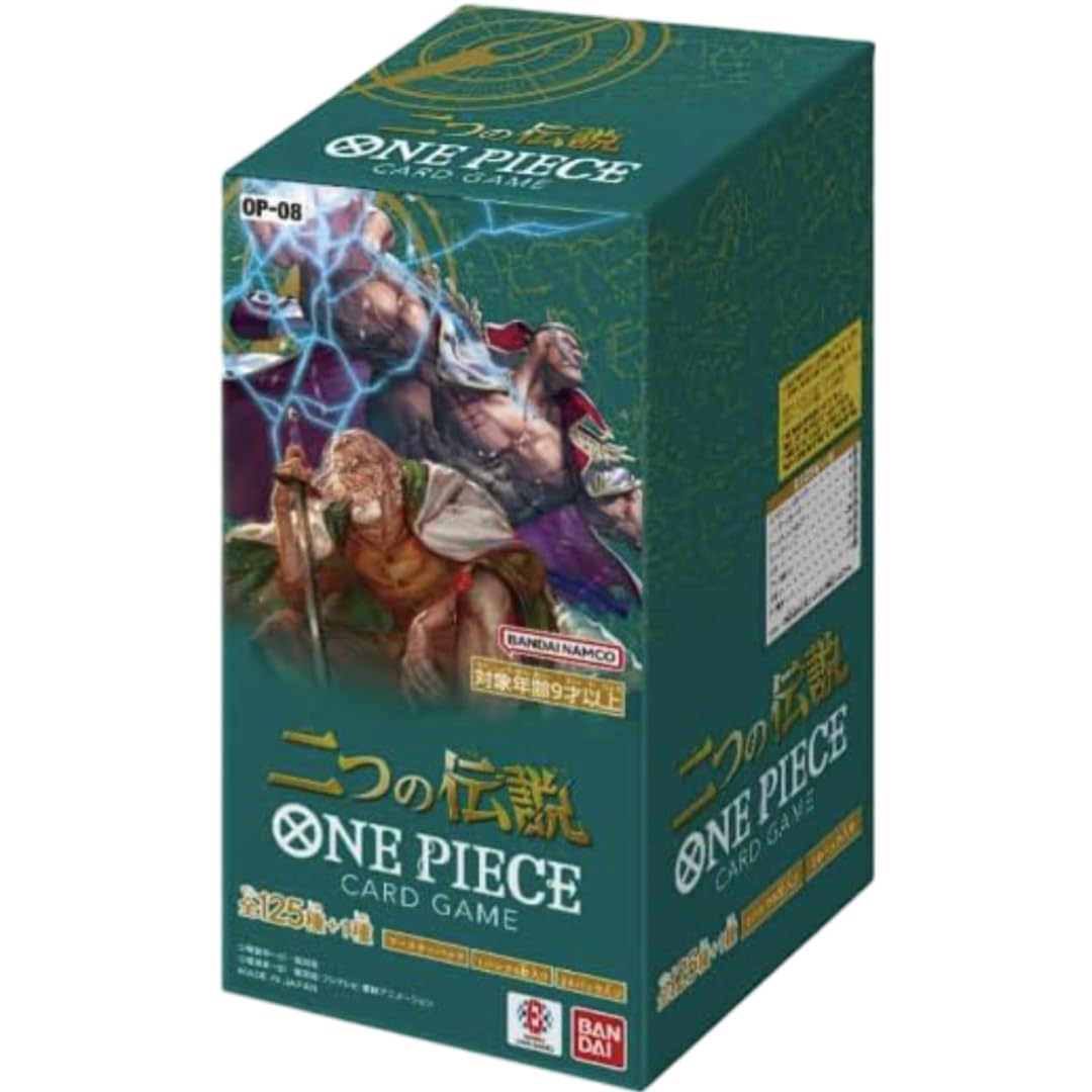 Bandai | One Piece Booster Display - Two Legends (OP-08) | Trading Card Game Display | Ages 6+ | 2 Players | 20-30 Minutes Playing Time
