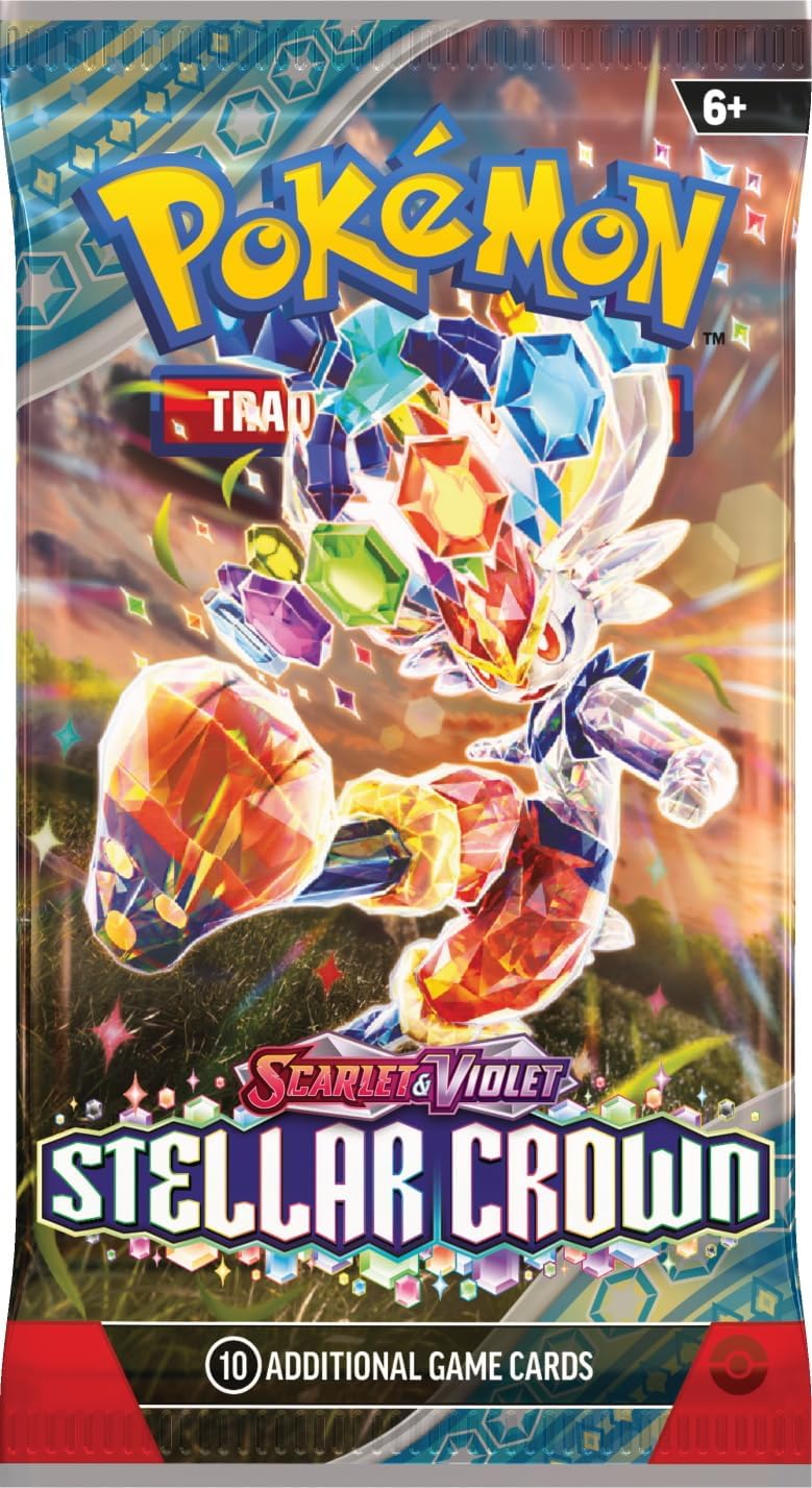 POKEMON TCG: Scarlet & Violet Stellar Crown BOOSTER PACK (1 PACK) - 10 Cards