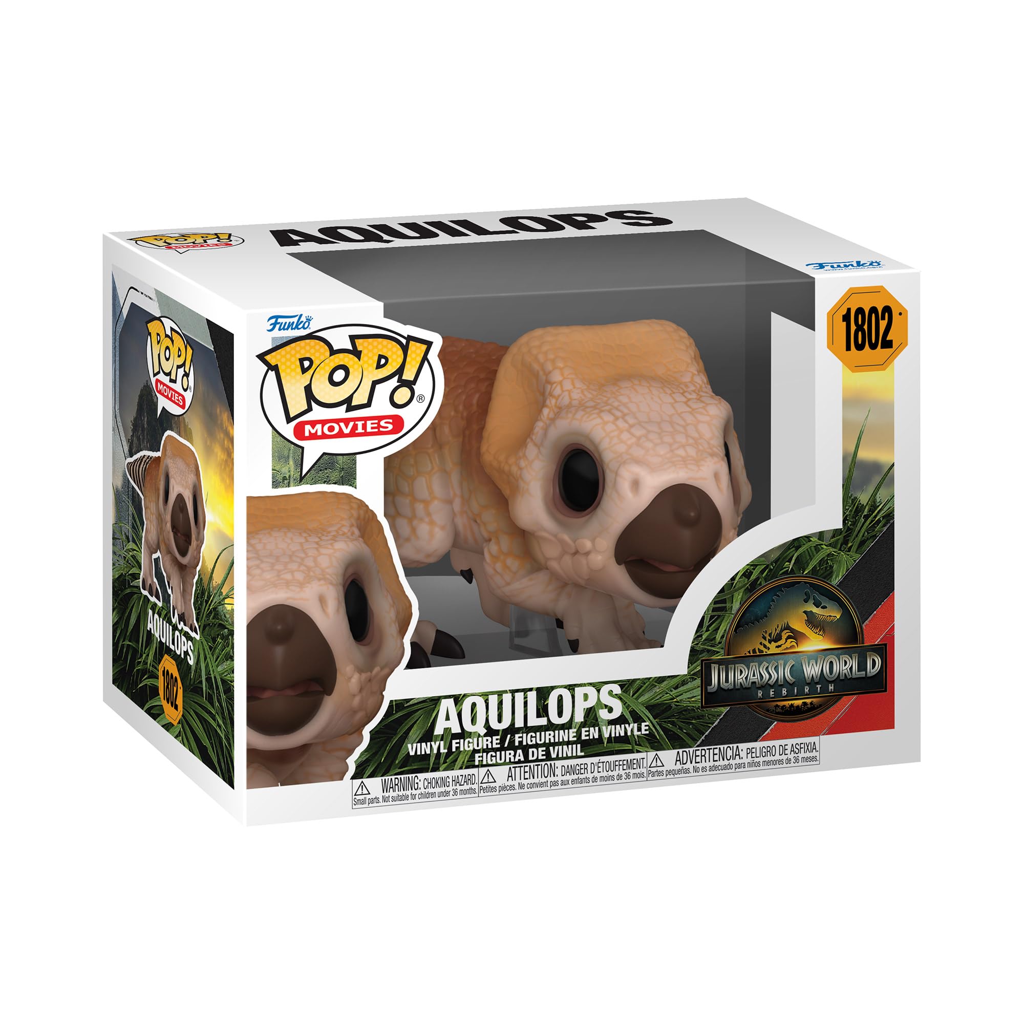 Funko Pop! Movies: Jurassic World: Rebirth - Aquilops - Collectable Vinyl Figure - Gift Idea - Official Merchandise - Toys for Kids & Adults - Movies Fans - Model Figure for Collectors and Display