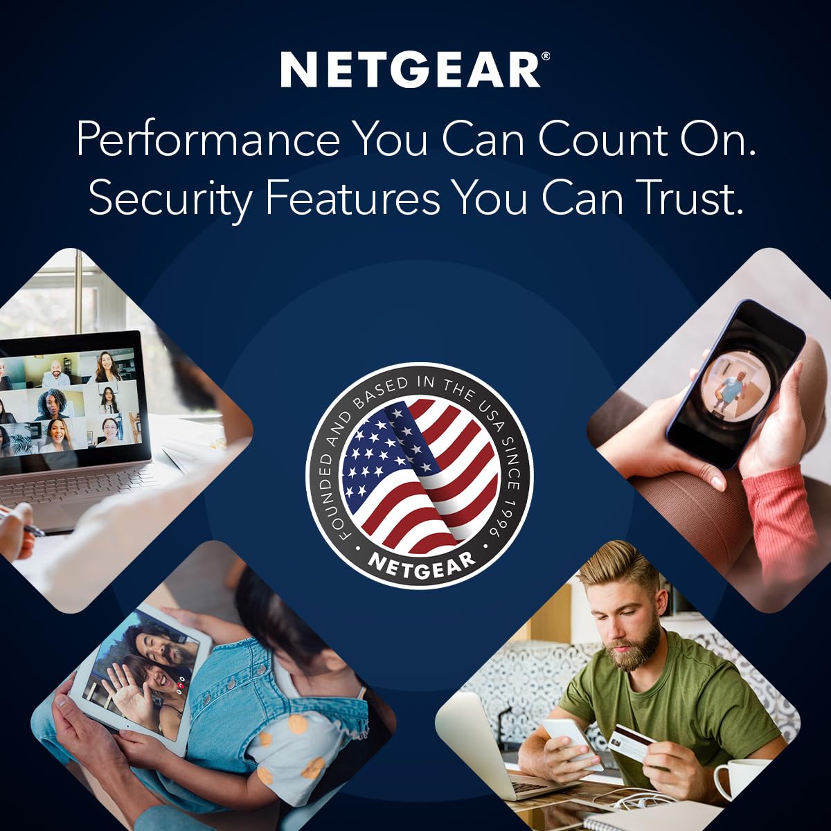 NETGEAR Nighthawk WiFi 6 Router (RAX43) - Security Features, 5-Stream Dual-Band Gigabit Router, AX4200 Wireless Speed (Up to 4.2 Gbps), Covers up to 2,500 sq.ft. and 25 Devices