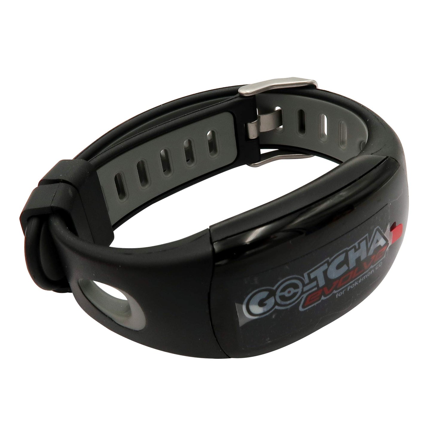 Go-tcha Evolve LED-Touch Wristband Watch for Pokemon Go with Auto Catch and Auto Spin - Black/Gray