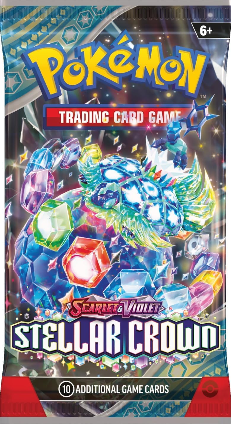 POKEMON TCG: Scarlet & Violet Stellar Crown BOOSTER PACK (1 PACK) - 10 Cards