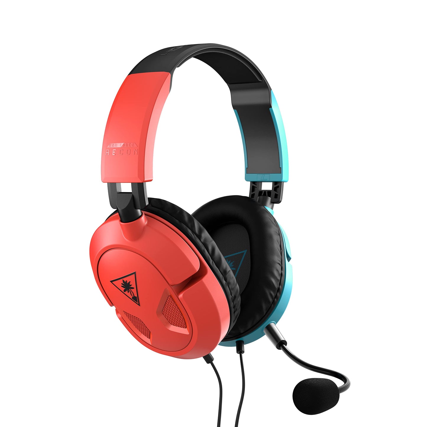 Turtle Beach Recon 50 Xbox Gaming Headset - Xbox Series X, Xbox Series S, Xbox One, PS5, PS4, PlayStation, Mobile & PC with 3.5mm - Removable Mic, 40mm Speaker, Red and Blue