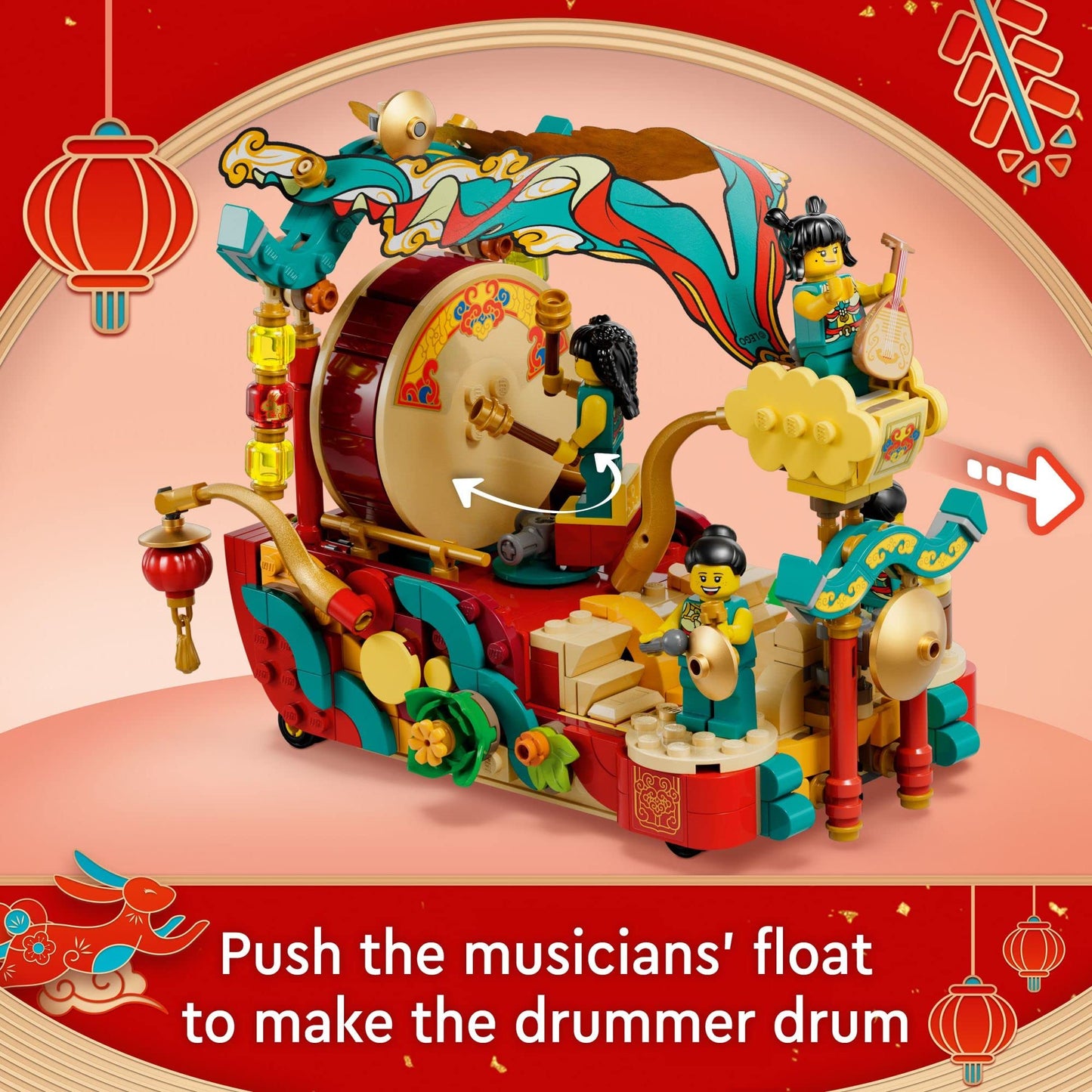 LEGO Lunar New Year Parade 80111 Building Toy Set; for Kids, Boys and Girls Ages 8+ (1,653 Pieces)