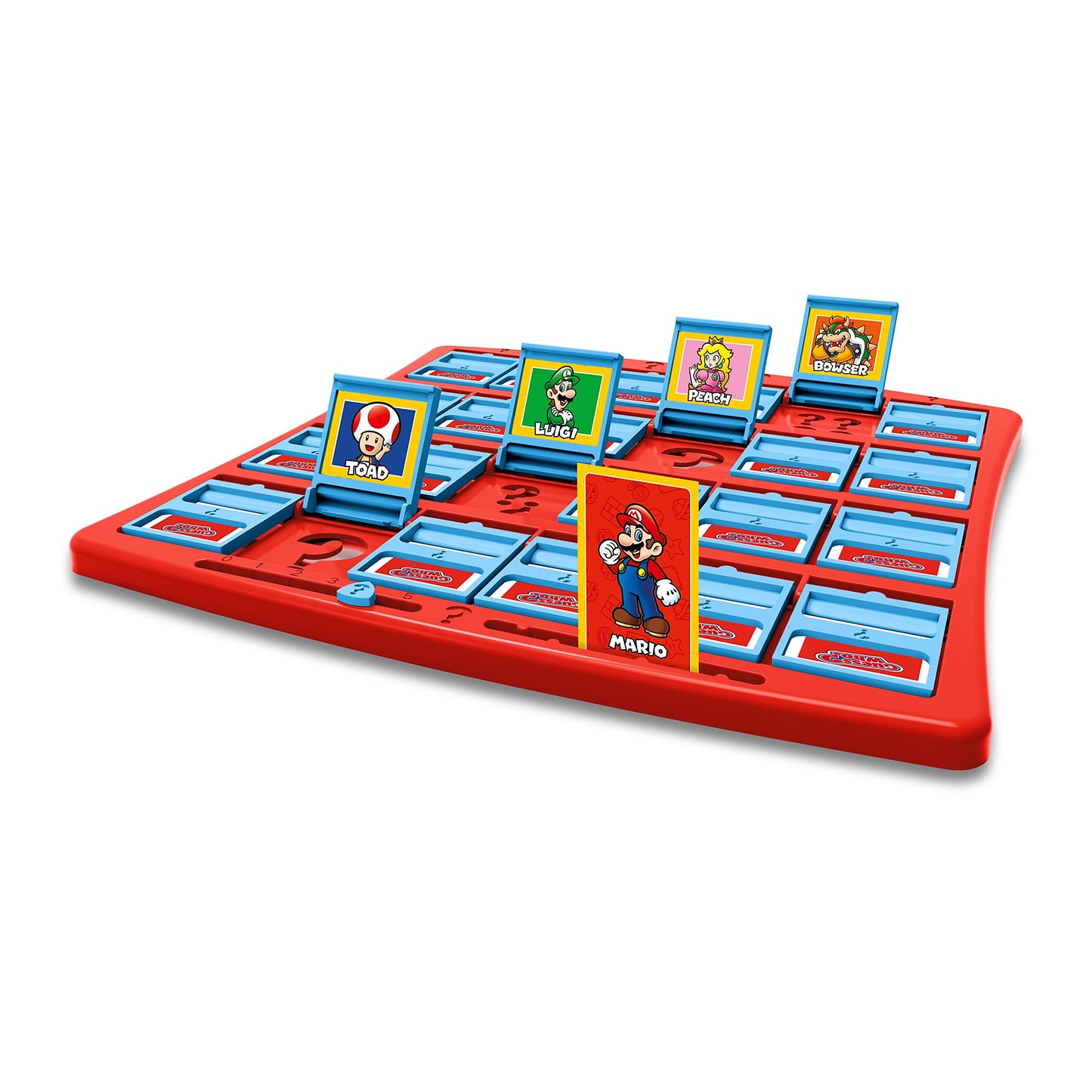Winning Moves Super Mario Guess Who? Board Game, Play with Classic Nintendo Characters Including Mario, Luigi, Peach, Bowser, and Donkey Kong, 2 Players Makes a Great Gift for Ages 3 Plus