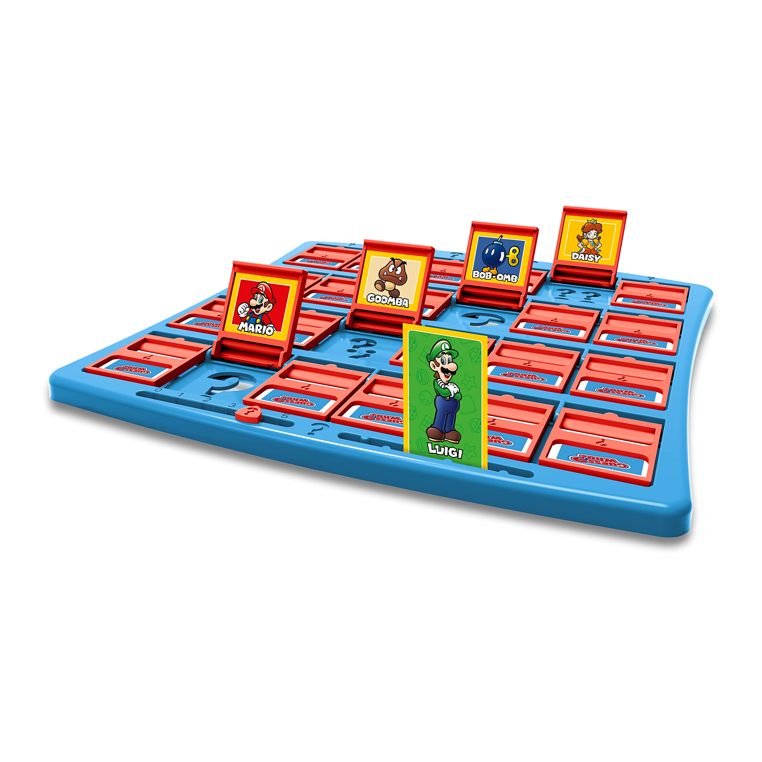 Winning Moves Super Mario Guess Who? Board Game, Play with Classic Nintendo Characters Including Mario, Luigi, Peach, Bowser, and Donkey Kong, 2 Players Makes a Great Gift for Ages 3 Plus