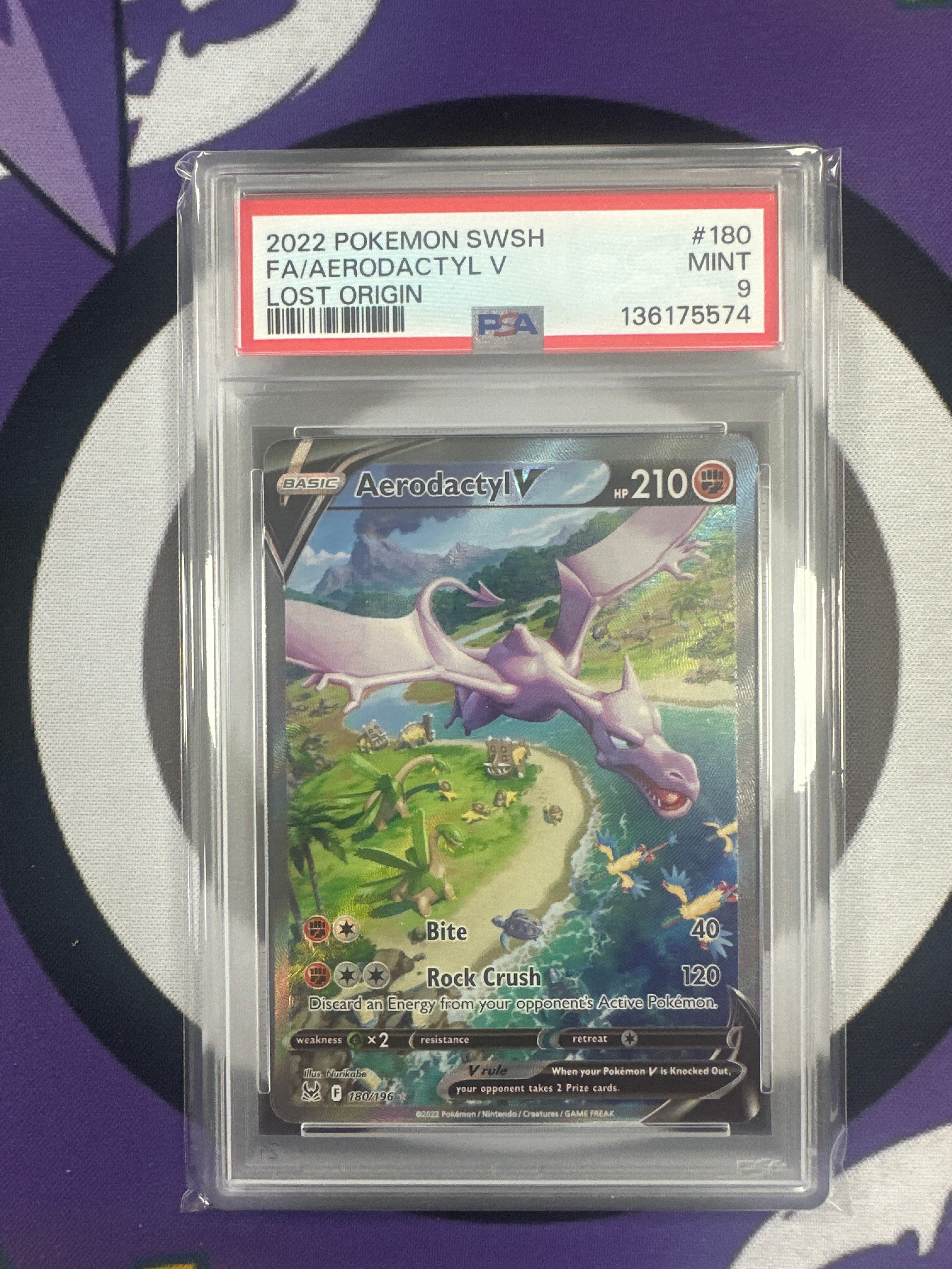 Aerodactyl PSA 9 180/196