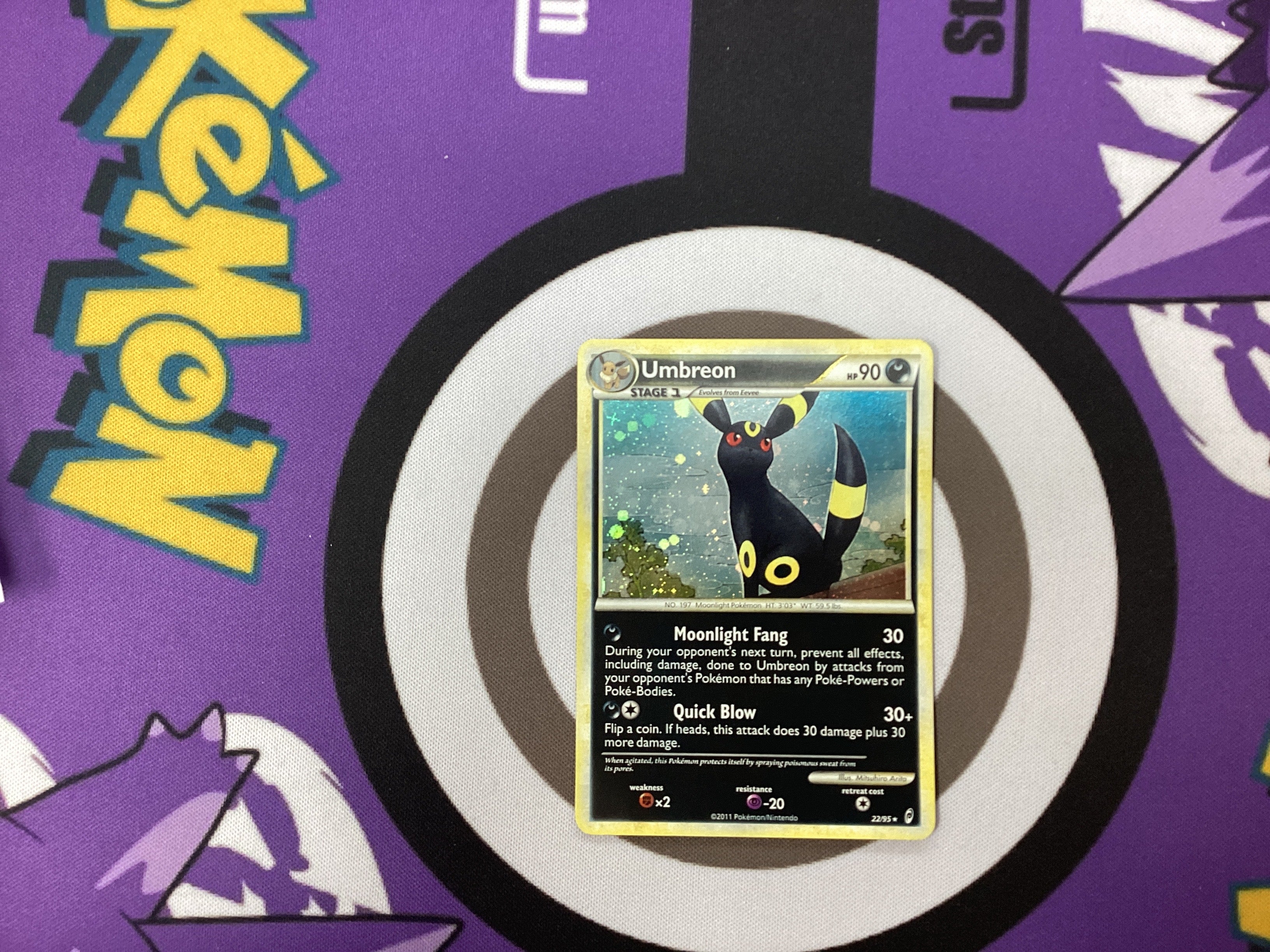 Umbreon 22/95 moderately played MP