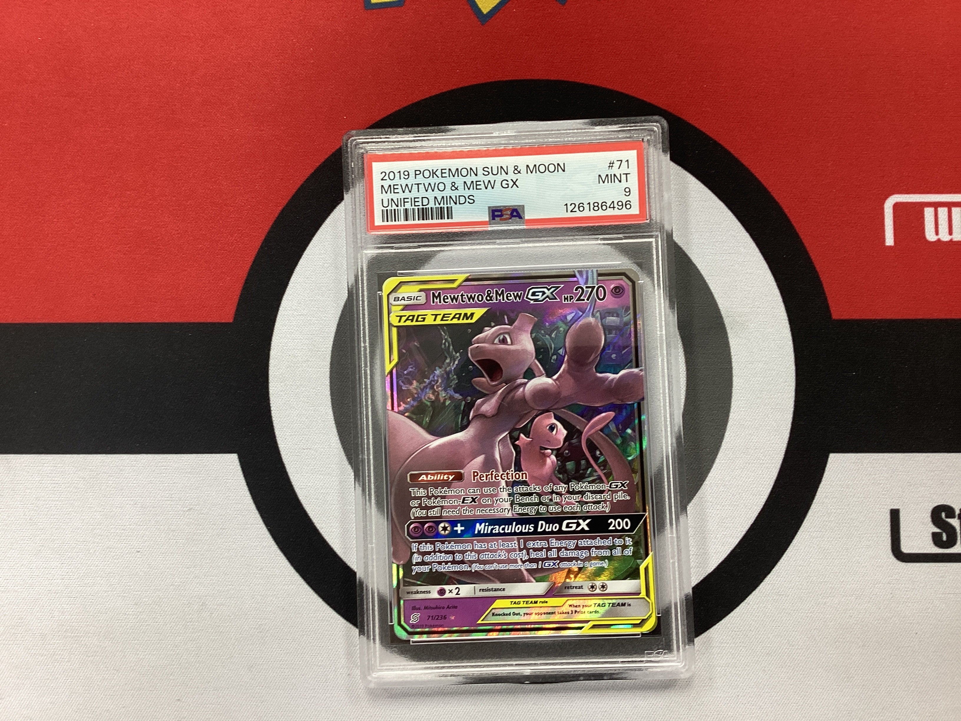 Mewtwo and Mew 71/236 PSA 9