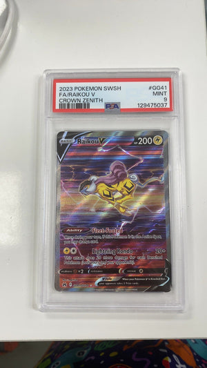 Raikou V - Pokemon Crown Zenith GG41 (GRADED 9) — trade-in photo