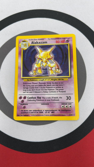 Alakazam - Pokemon Base Set 1 (Heavily Played) — trade-in photo