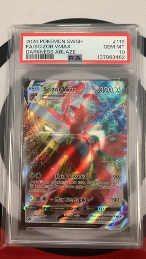 Scizor VMAX - Pokemon Darkness Ablaze 119 (PSA 10) — trade-in photo