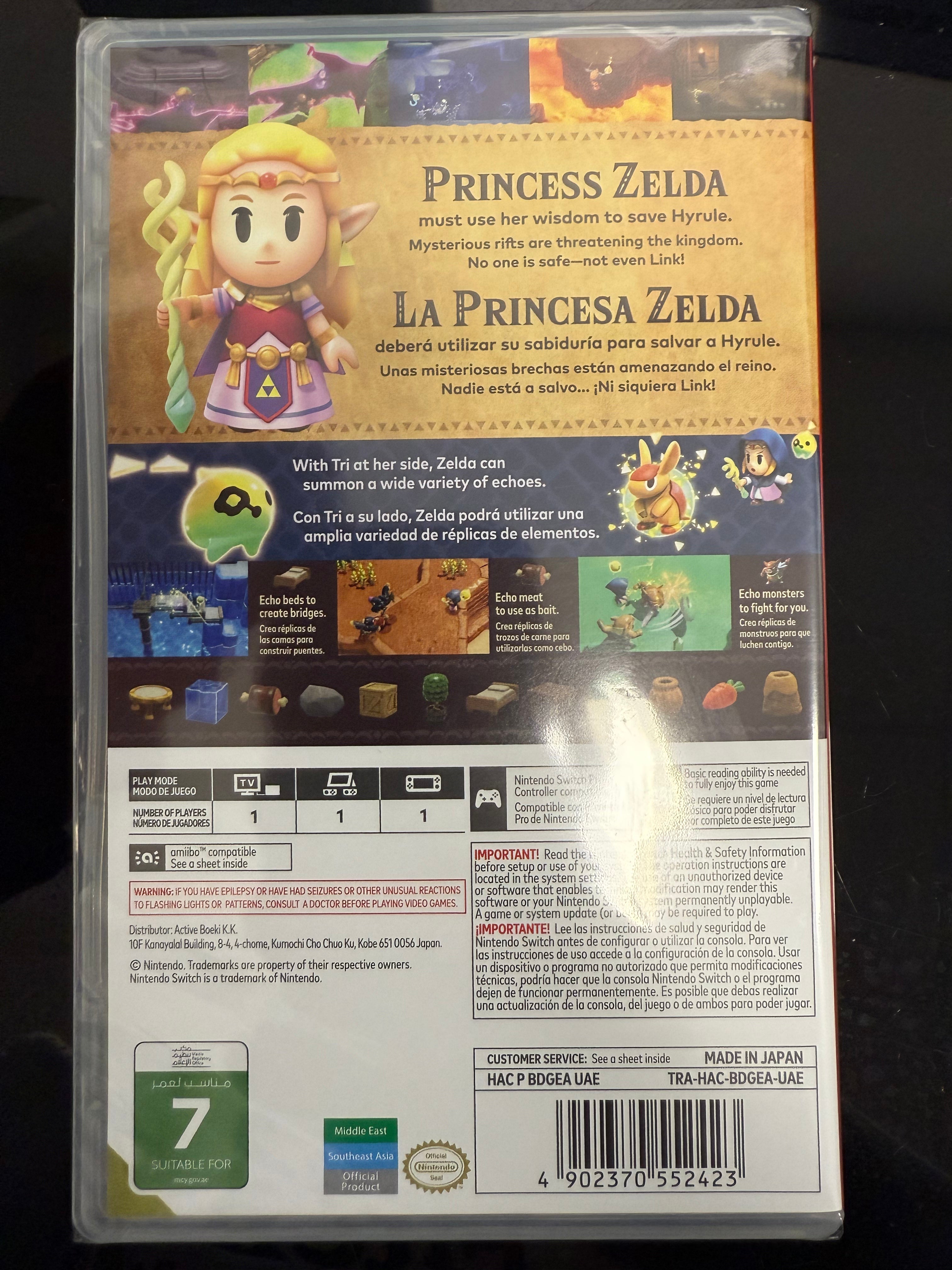 The Legend of Zelda: Echoes of Wisdom, Nintendo Switch EU