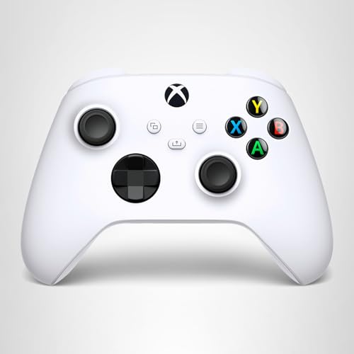 Xbox Wireless Gaming Controller (2025) – Robot White – Play on Xbox, Windows, Android, iOS, FireTV Sticks, Smart TVs, VR Headsets
