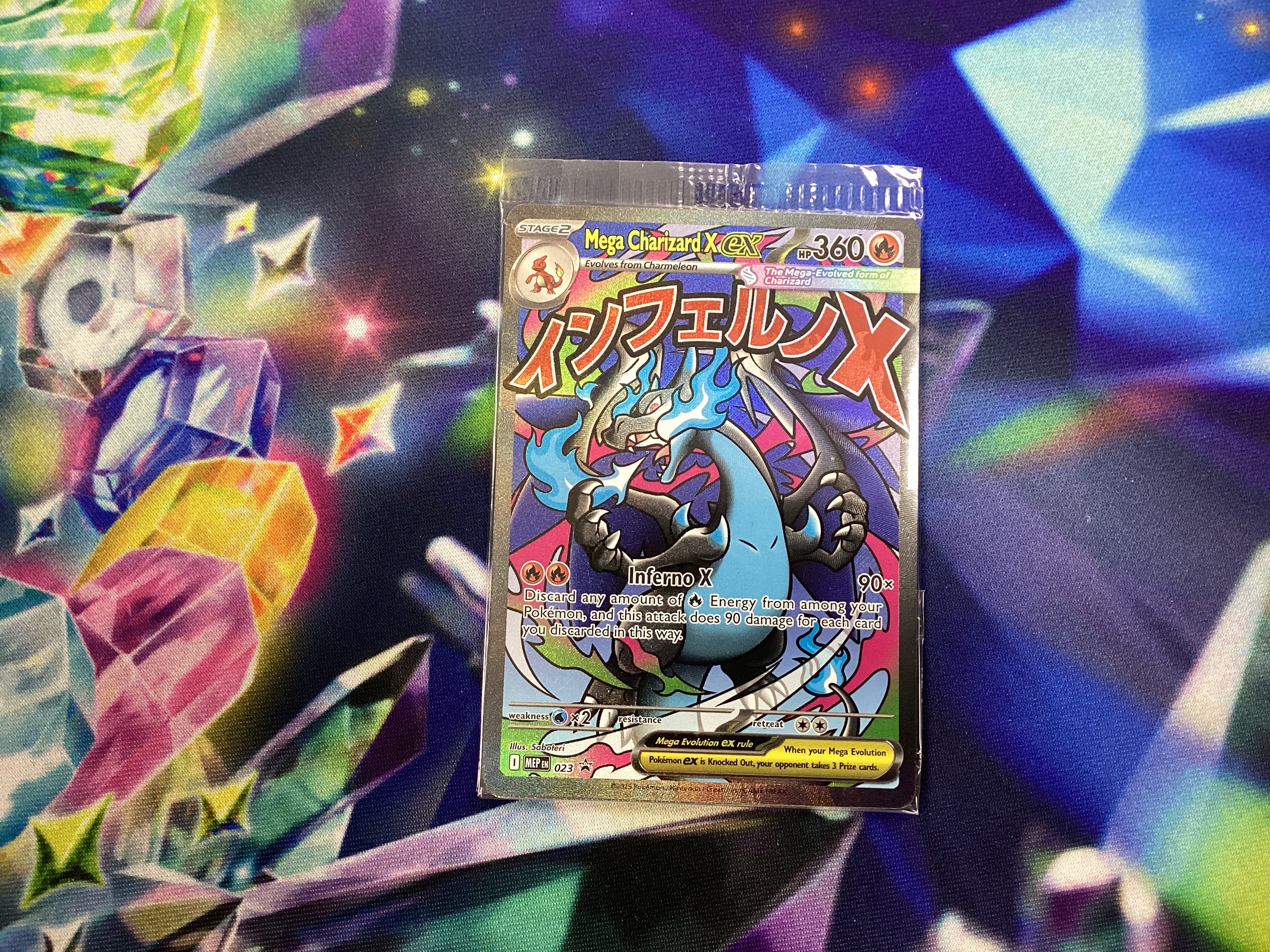 Mega Charizard ex 023 promo sealed (both promo cards)