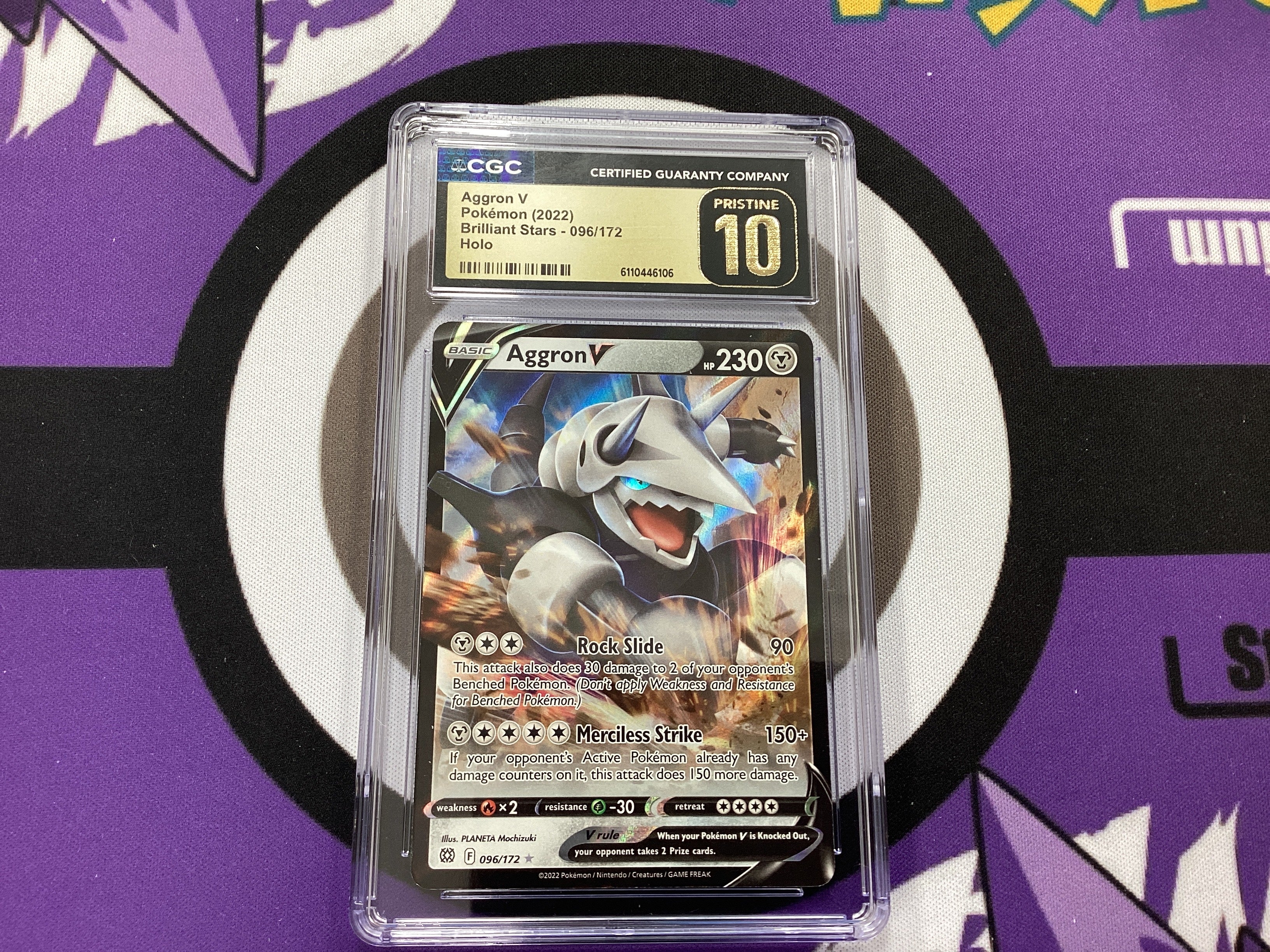Aggron V Grade 10 096/172
