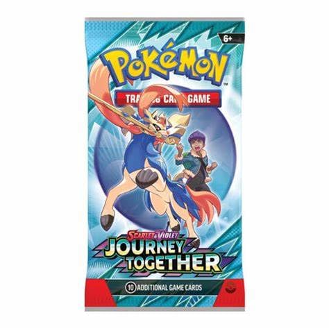 Pokemon – Journey Together – Single Booster Pack – 10 Cards – Pack Art May Vary