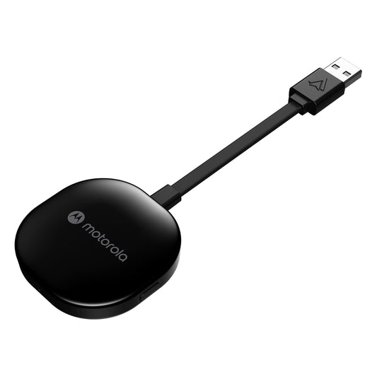 Motorola Sound MA1, The Only Google Authorized Wireless Android Auto Car Adapter, Smartphone to Screen Wireless Bridge Car Accessories, USB Type-A
