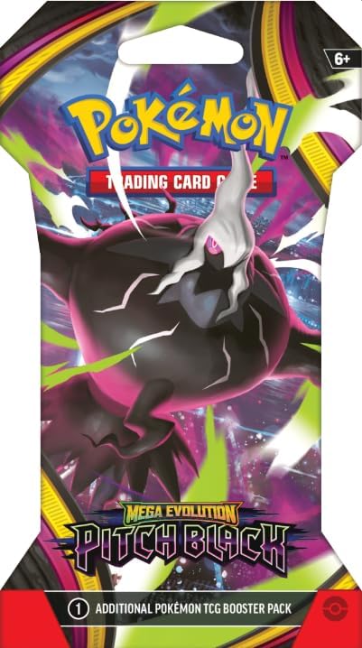 Pokémon TCG: Mega Evolution - Pitch Black Sleeved Booster Pack