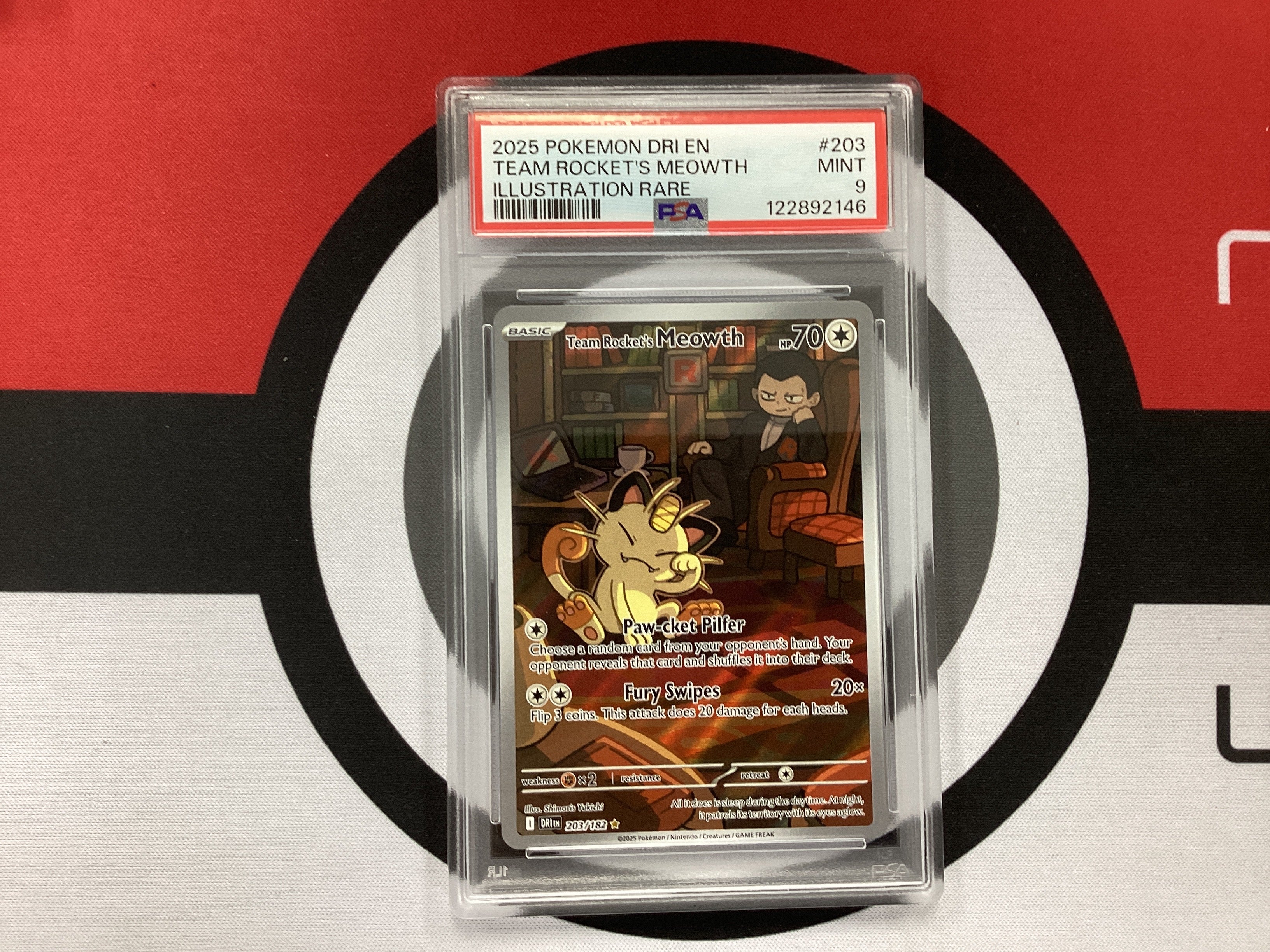 Meowth PSA 9
