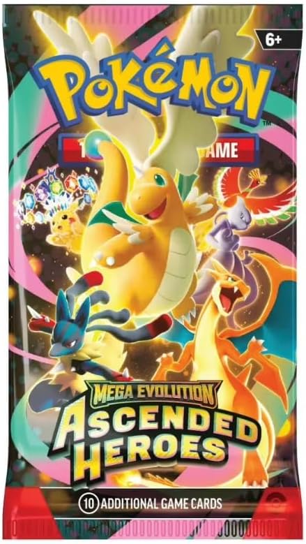 Ascended Heroes booster pack- 10 cards