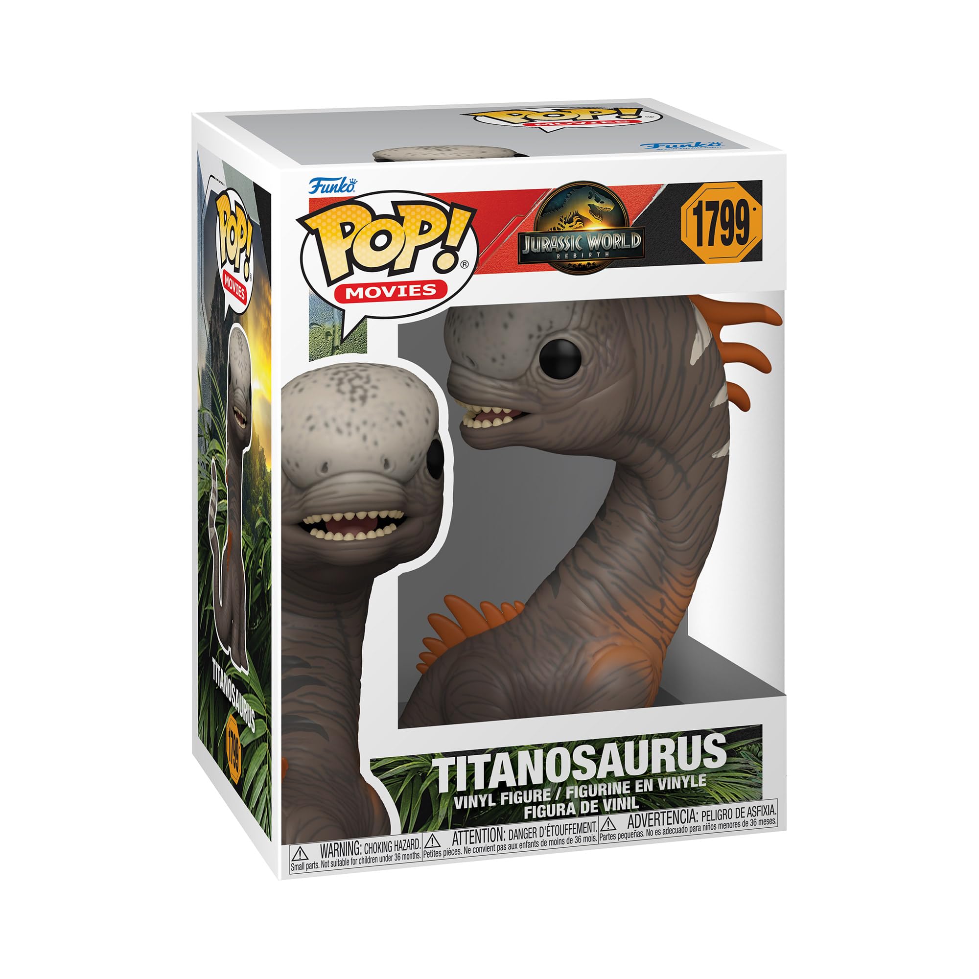Funko Pop! Movies: Jurassic World: Rebirth - Titanosaurus - Collectable Vinyl Figure - Gift Idea - Official Merchandise - Toys for Kids & Adults - Movies Fans - Model Figure for Collectors