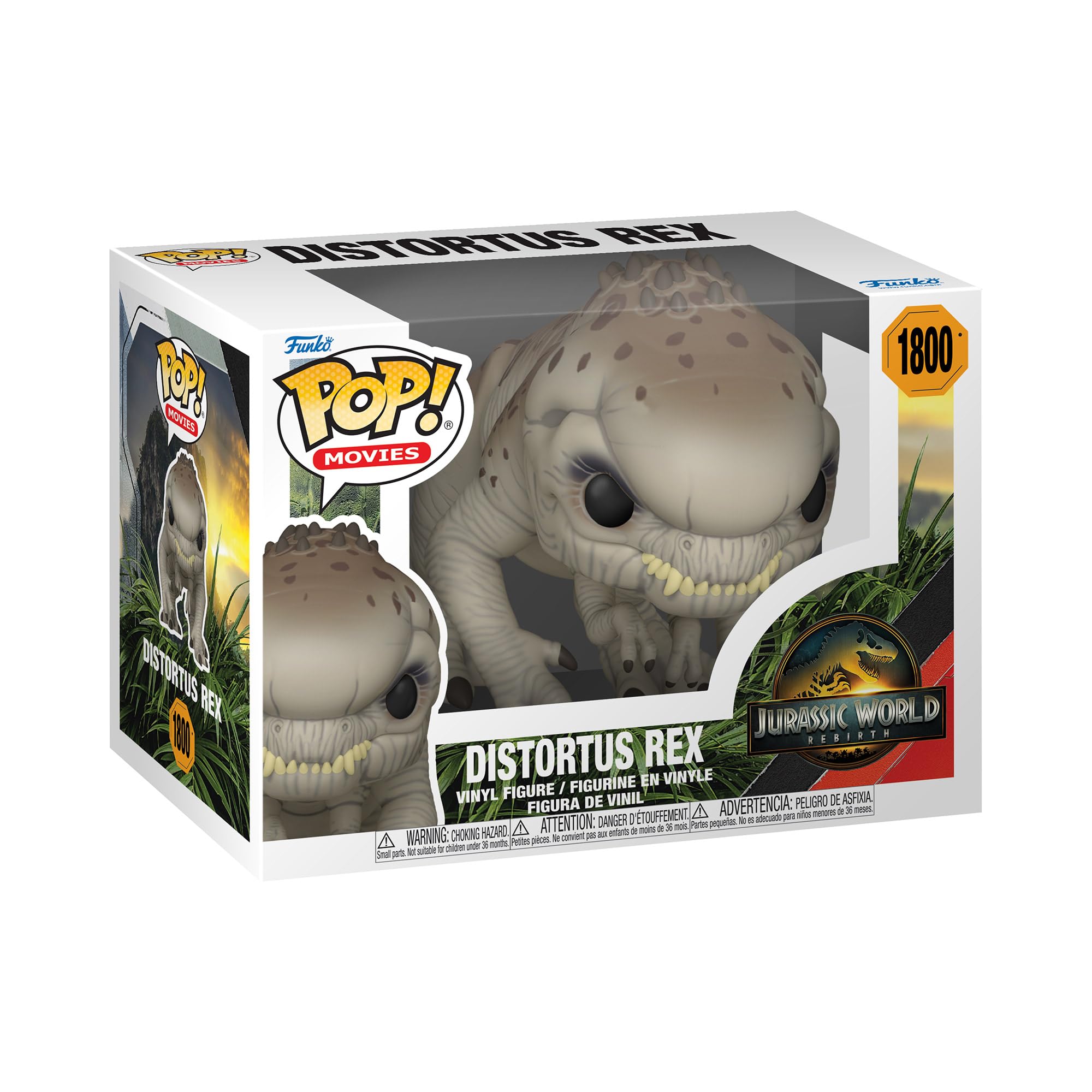 Funko Pop! Movies: Jurassic World: Rebirth - Distortus Rex - Collectable Vinyl Figure - Gift Idea - Official Merchandise - Toys for Kids & Adults - Movies Fans - Model Figure for Collectors