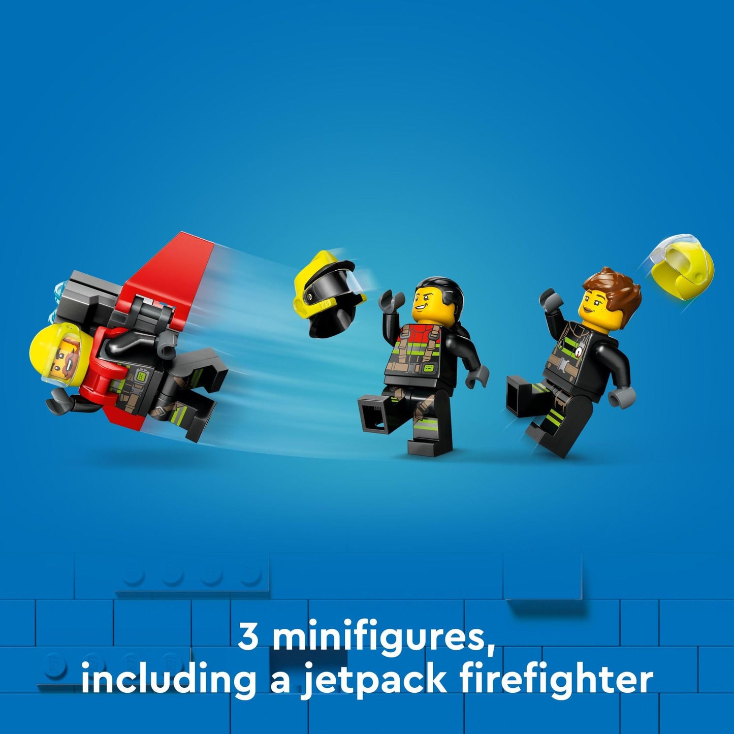 LEGO City Fire Rescue Plane Toy - Building Blocks Playset for Boys & Girls, Ages 6+ - Pretend Play for Role Play for Kids - Gift for Birthdays - 60413