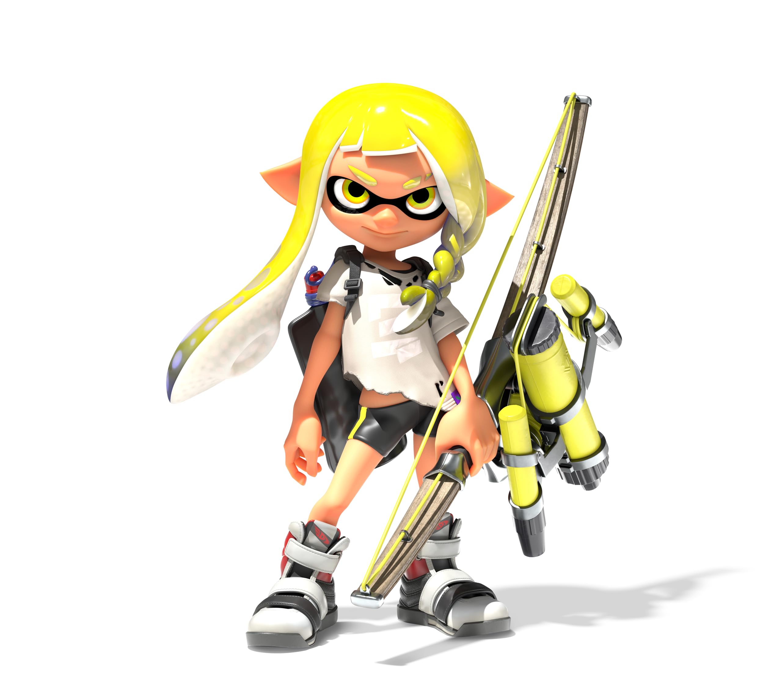 Amiibo Octaling (Bleu) + Inkling (Jaune) + Salmioche