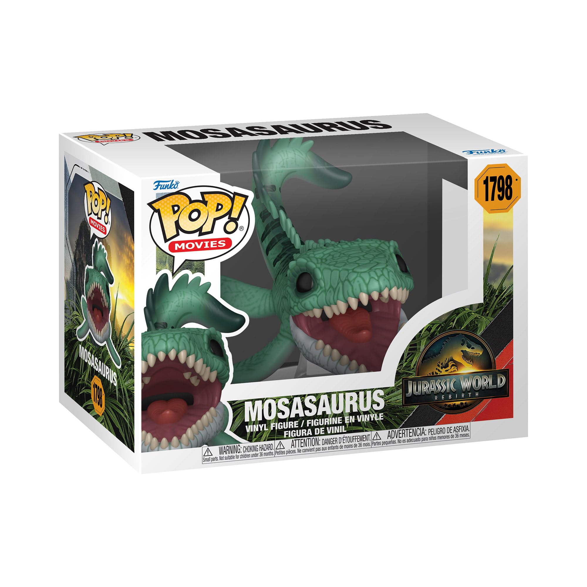 Funko Pop! Movies: Jurassic World: Rebirth - Mosasaurus - Collectable Vinyl Figure - Gift Idea - Official Merchandise - Toys for Kids & Adults - Movies Fans - Model Figure for Collectors and Display
