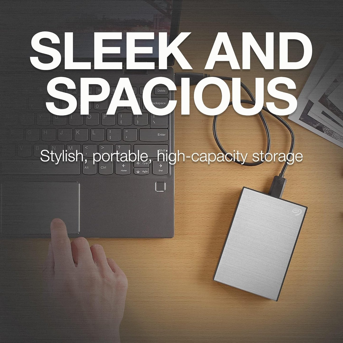 Seagate One Touch, 5TB, Password activated hardware encryption, portable external hard drive, portable external hard drive, PC, Notebook & Mac, USB 3.0, Black (STKZ5000400)