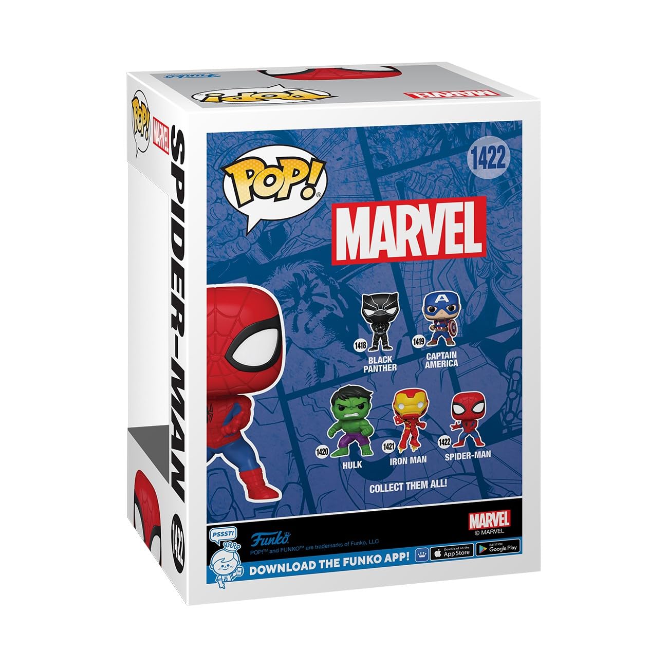 Funko Pop Marvel - Spider-Man - Marvel Comics - Collectable Vinyl Figure - Gift Idea - Official Merchandise - Toys for Kids & Adults - Superheroes Fans - Model Figure for Collectors and Display