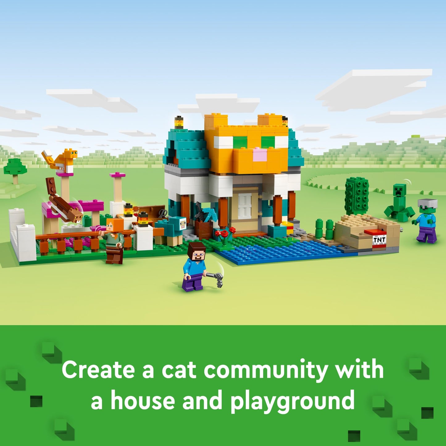 LEGO Minecraft The Crafting Box 4.0 21249 Building Toy Set, Custom-Build Playset Featuring Classic Bricks, Figures and Game Accessories, Model Guides Spark Creativity for 8 Year Old Kids