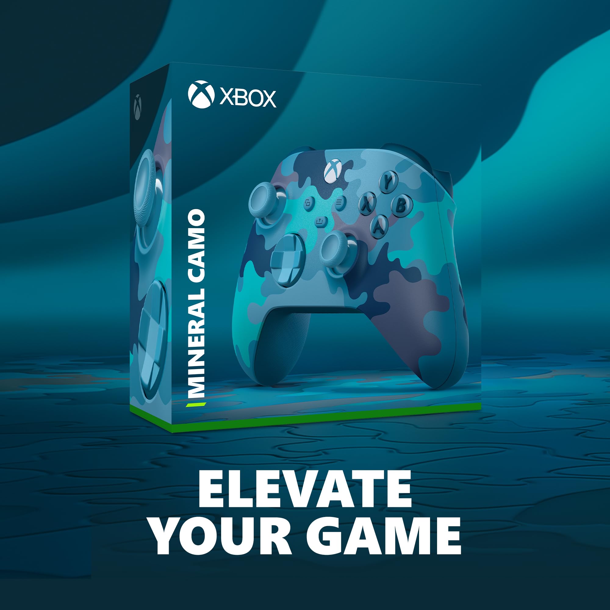 Xbox Special Edition Wireless Gaming Controller – Mineral Camo – Xbox Series X|S, Xbox One, Windows PC, Android, and iOS