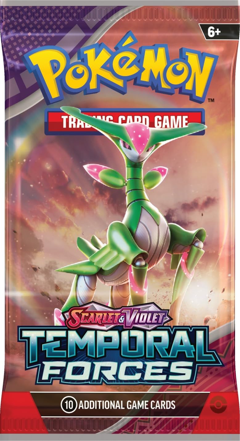 POKEMON TCG: SCARLET AND VIOLET: TEMPORAL FORCES: BOOSTER PACK - 10 Cards