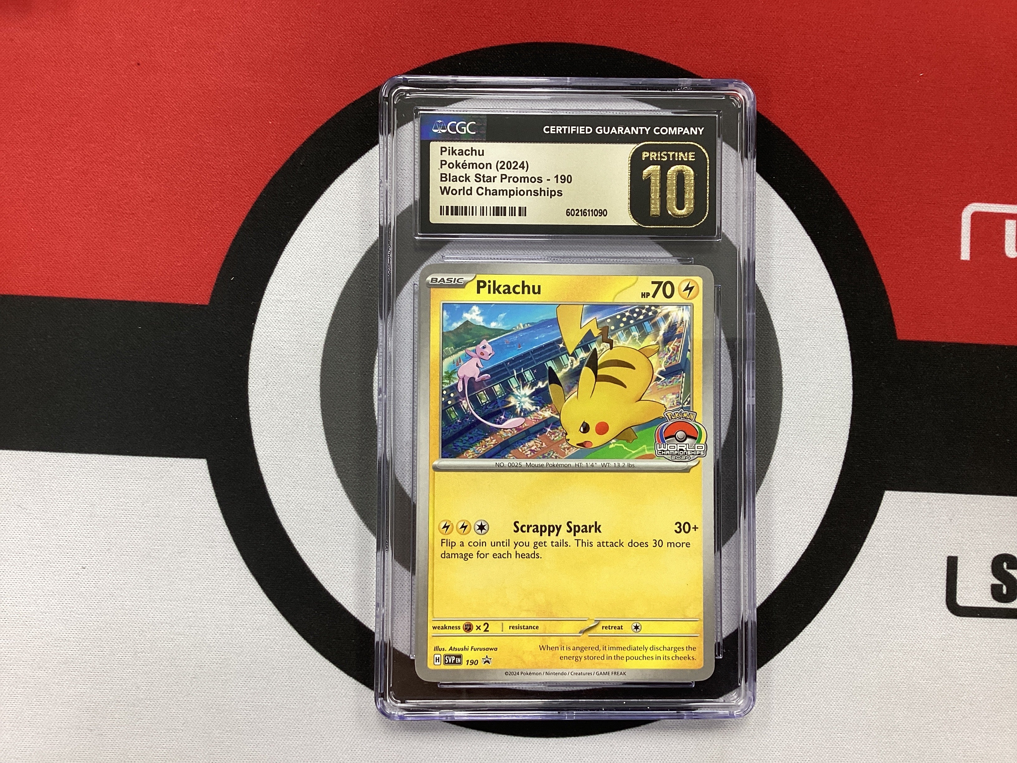 Pikachu CGC pristine 10