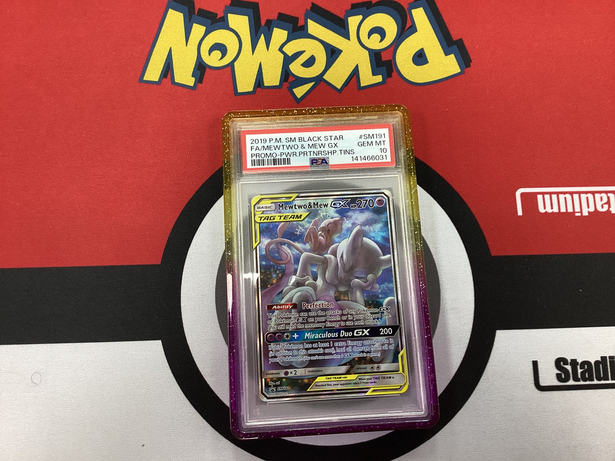 PSA 10 Mewtwo&Mew GX SM191